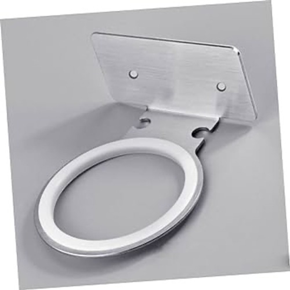 Wall‎ Mounted Hair Dryer Holder Organizer Stand New KD 02 Brushed Metal 3M New